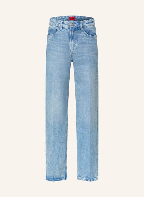 HUGO Wide Leg Jeans 445 TURQUOISE/AQUA