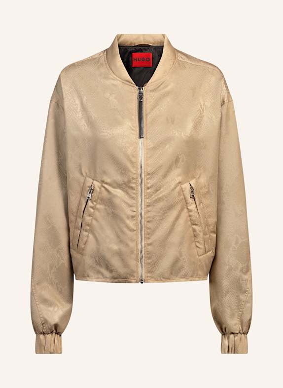 HUGO Satinblouson FULAN HELLBRAUN