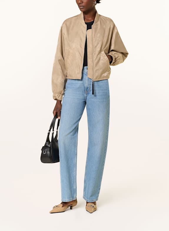 HUGO Satinblouson FULAN HELLBRAUN