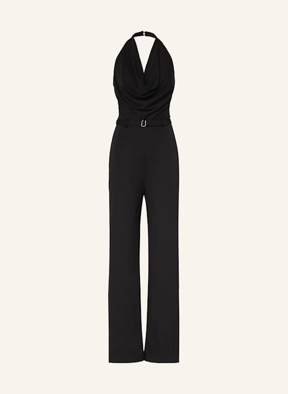 HUGO KAFESA jersey jumpsuit BLACK