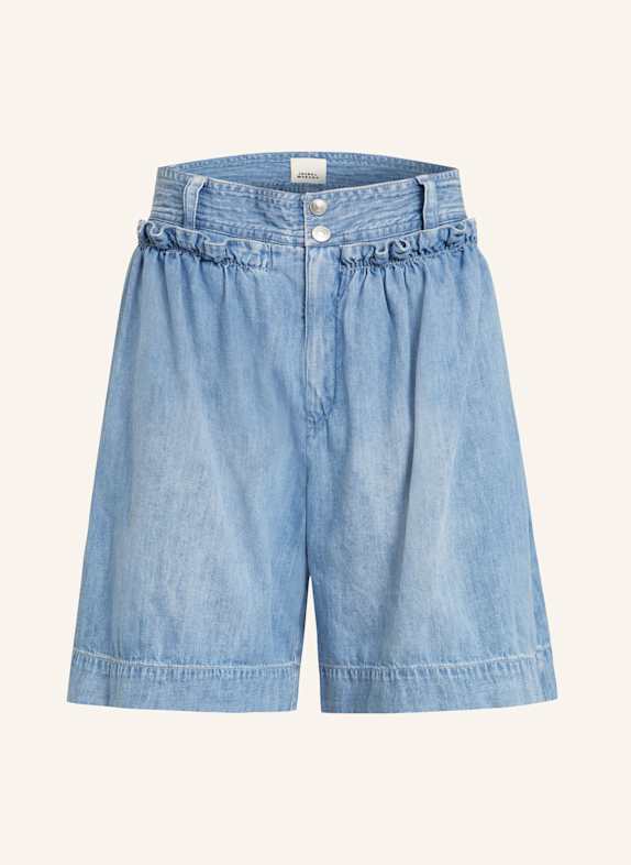 ISABEL MARANT Jeansshorts INGRID mit Rüschen 30LU LIGHT BLUE