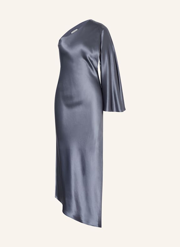 BY MALENE BIRGER One-Shoulder-Kleid AVILAS aus Satin BLAU