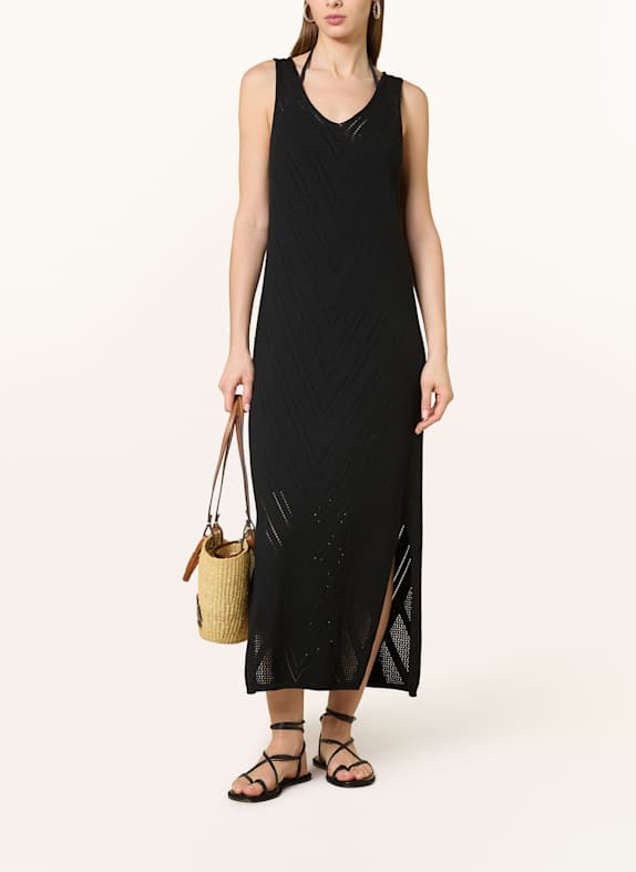 MOS MOSH Sukienki koszulowe WEEKEND Max Mara MMALVANA CZARNY
