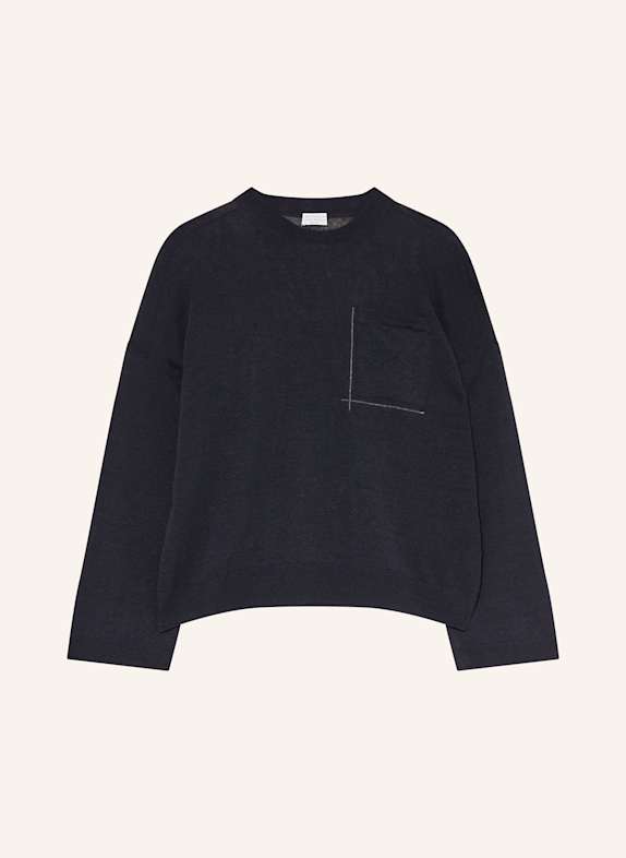 BRUNELLO CUCINELLI Pullover aus Leinen DUNKELBLAU