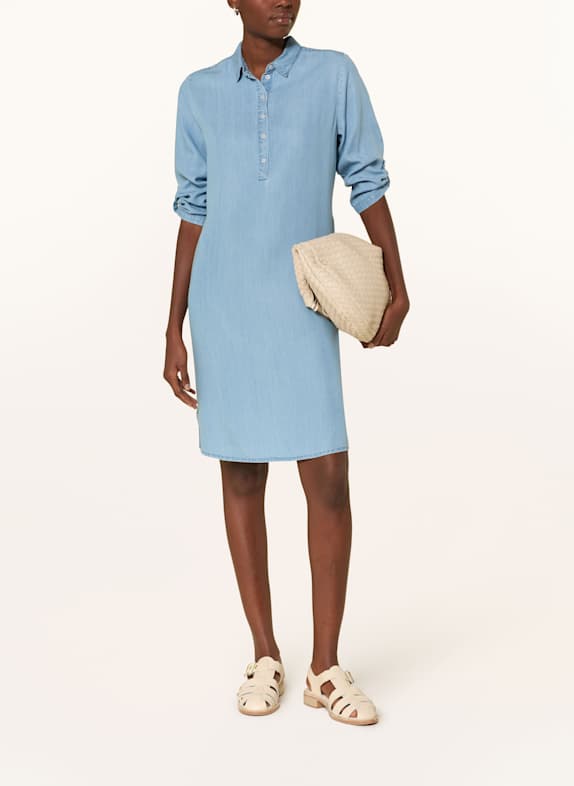 Smith & Soul Hemdlusenkleid in Jeansoptik HELLBLAU