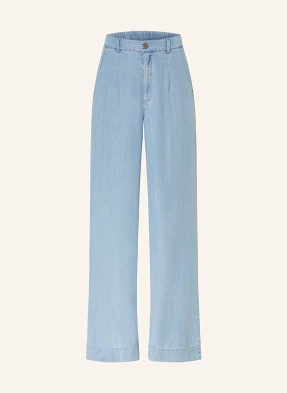 Smith & Soul Marlenehose in Jeansoptik HELLBLAU
