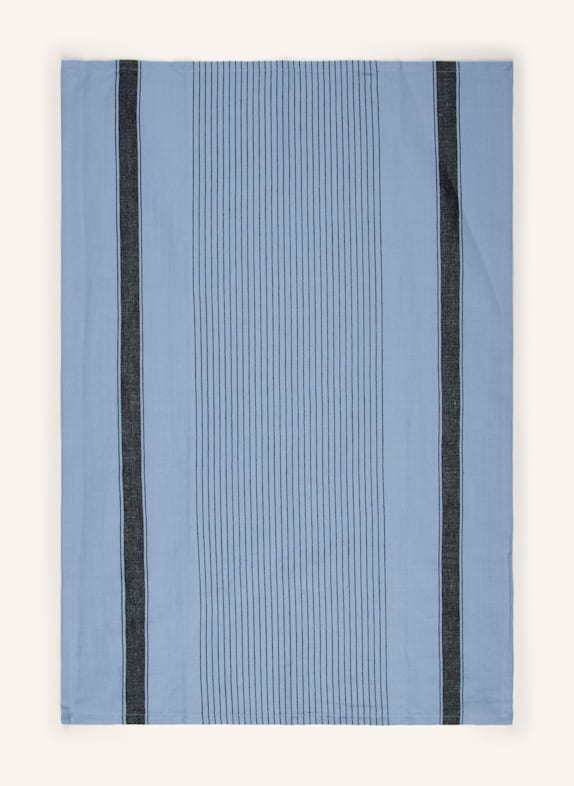 HAY Dish towel LIGHT BLUE/ BLACK