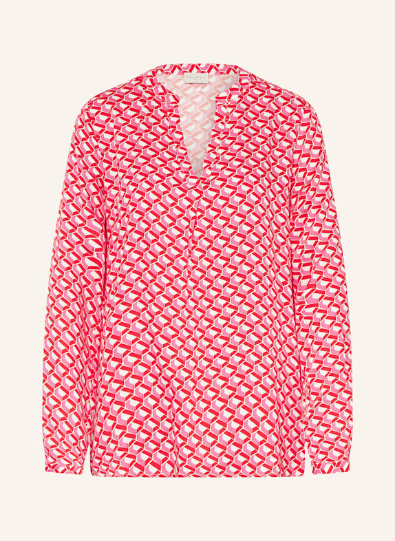 MILANO ITALY Blusenshirt WEISS/ NEONROT/ PINK