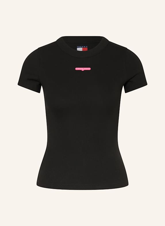 TOMMY JEANS T-Shirt SCHWARZ