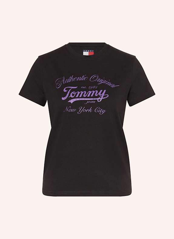 TOMMY JEANS T-Shirt SCHWARZ