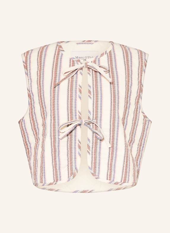 Marc O'Polo DENIM Steppweste ECRU/ ROSA/ BLAU