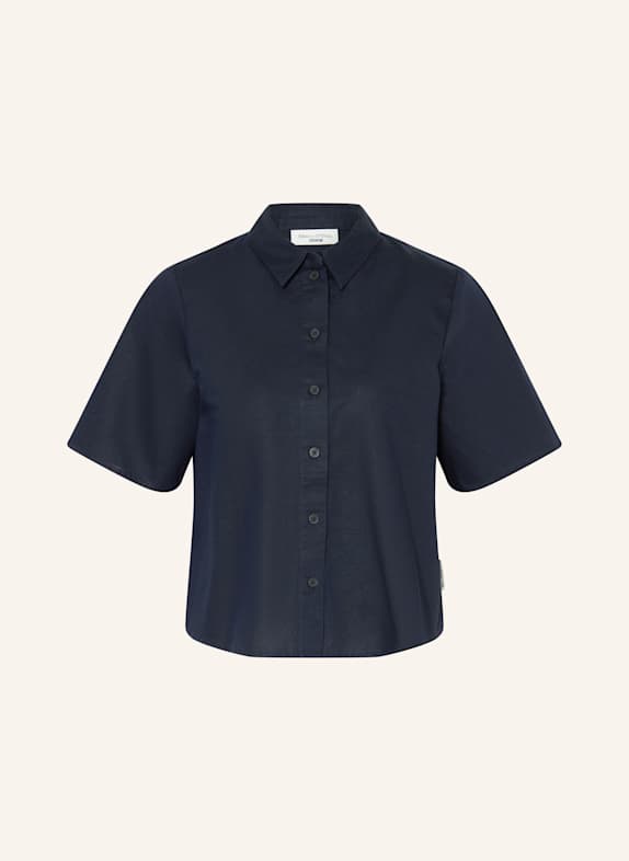 Marc O'Polo DENIM Hemdbluse mit Leinen DUNKELBLAU