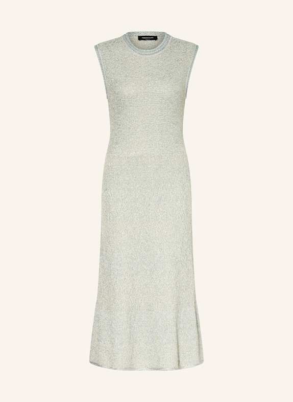 FABIANA FILIPPI Strickkleid mit Glitzergarn MINT/ ECRU
