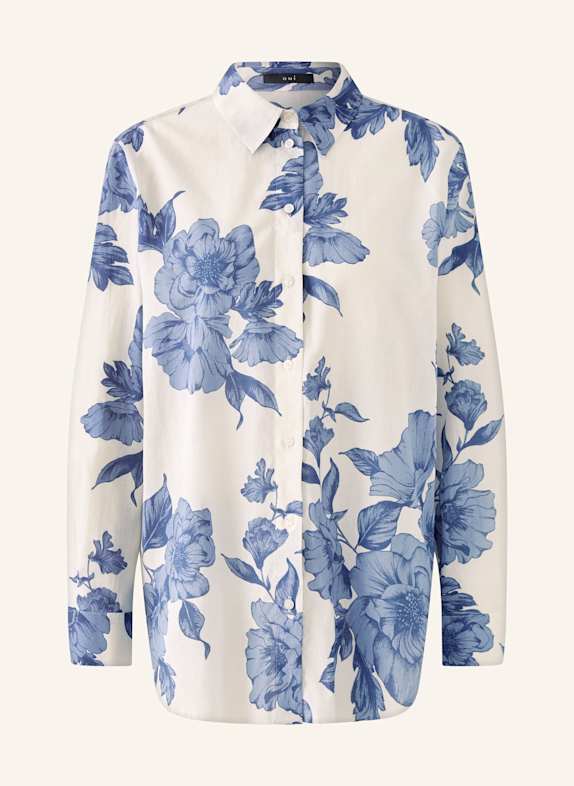 oui Hemdbluse WEISS/ BLAU/ DUNKELBLAU