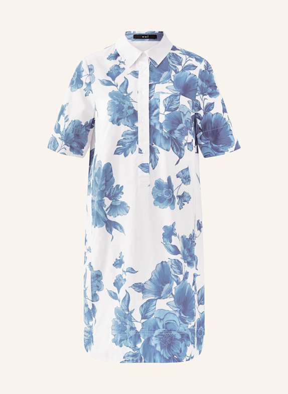 oui Hemdblusenkleid BLAU/ WEISS/ DUNKELBLAU