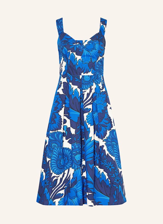 ETRO Kleid DUNKELBLAU/ BLAU/ CREME