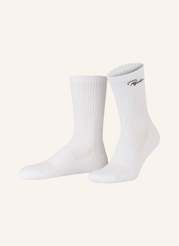 PEGADOR SIGNAR socks 004/001 WHITE BLACK