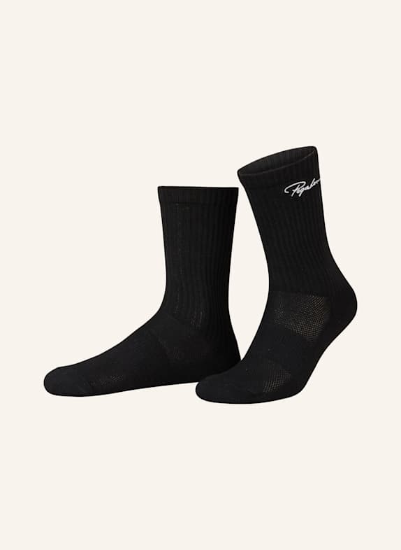 PEGADOR SIGNAR socks 001/004 BLACK WHITE