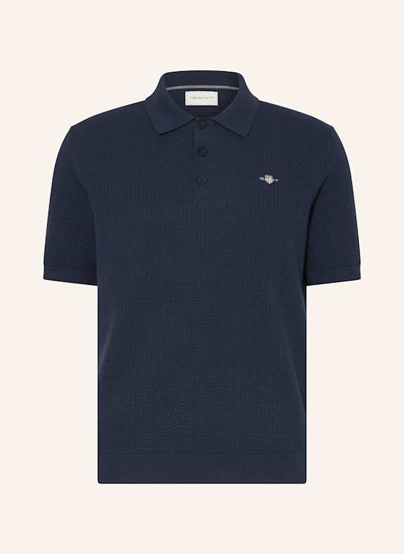 GANT Piqué-Poloshirt DUNKELBLAU
