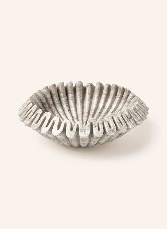 Westwing Collection Schale SANTORINI BRAUN/ WEISS