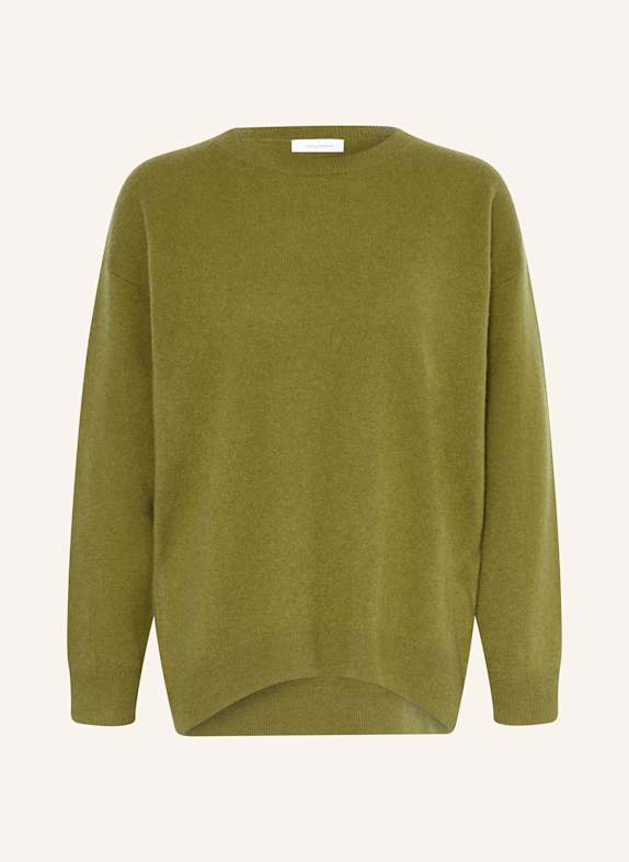 darling harbour Cashmere-Pullover lodengrün