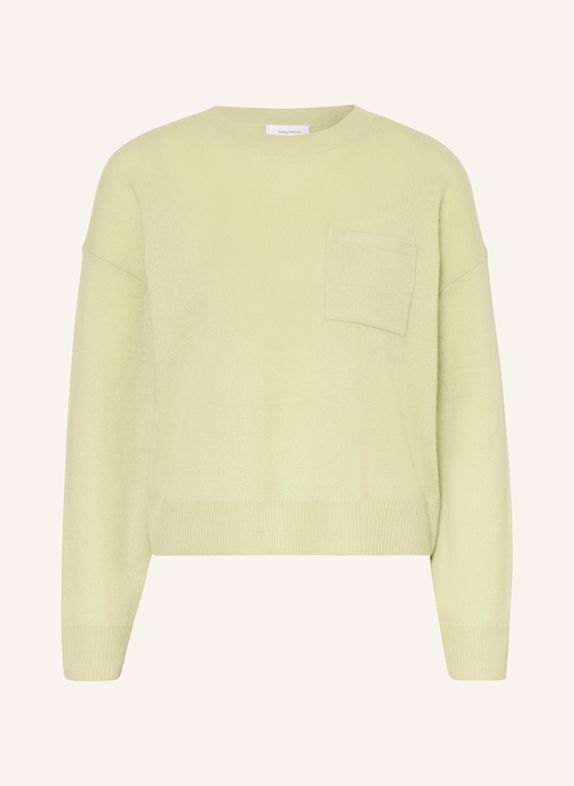 darling harbour Cashmere-Pullover HELLGRÜN