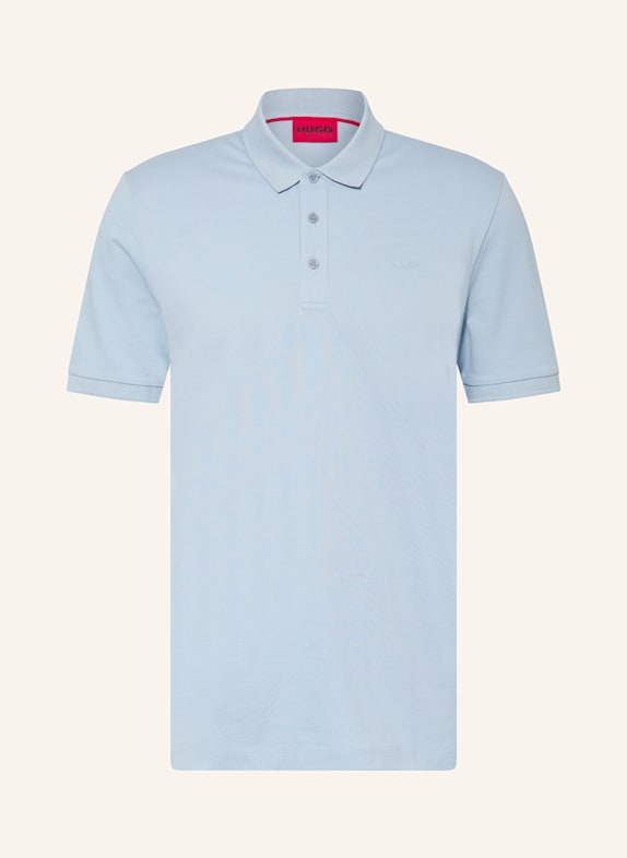 HUGO Piqué-Poloshirt DONOS Regular Fit BLAUGRAU