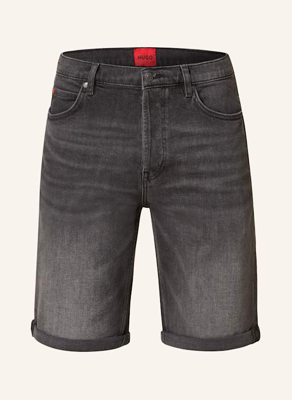 HUGO Jeansshorts HUGO 634 Tapered Fit 006 BLACK