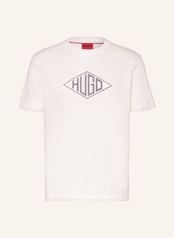 HUGO T-Shirt DALENDI WEISS/ GRAU