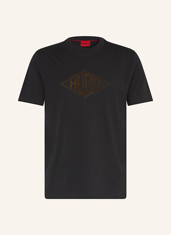 HUGO T-Shirt DALENDI SCHWARZ