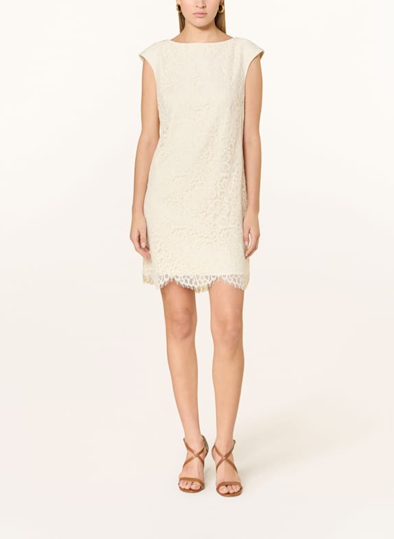 LAUREN RALPH LAUREN Spitzenkleid CREME