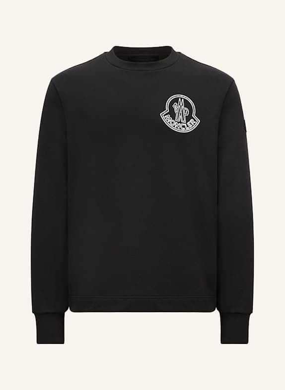 MONCLER Bluza nierozpinana CZARNY
