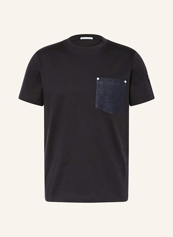 MONCLER T-Shirt DUNKELBLAU