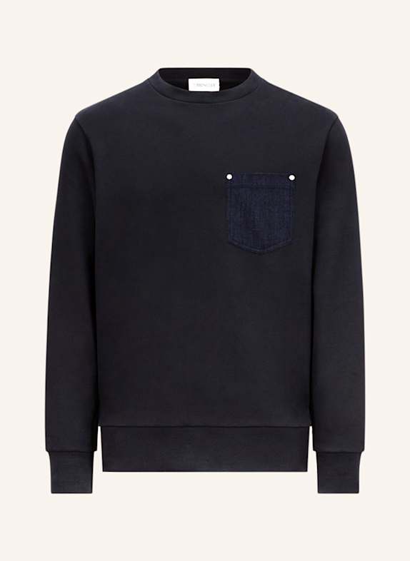 MONCLER Bluza nierozpinana GRANATOWY
