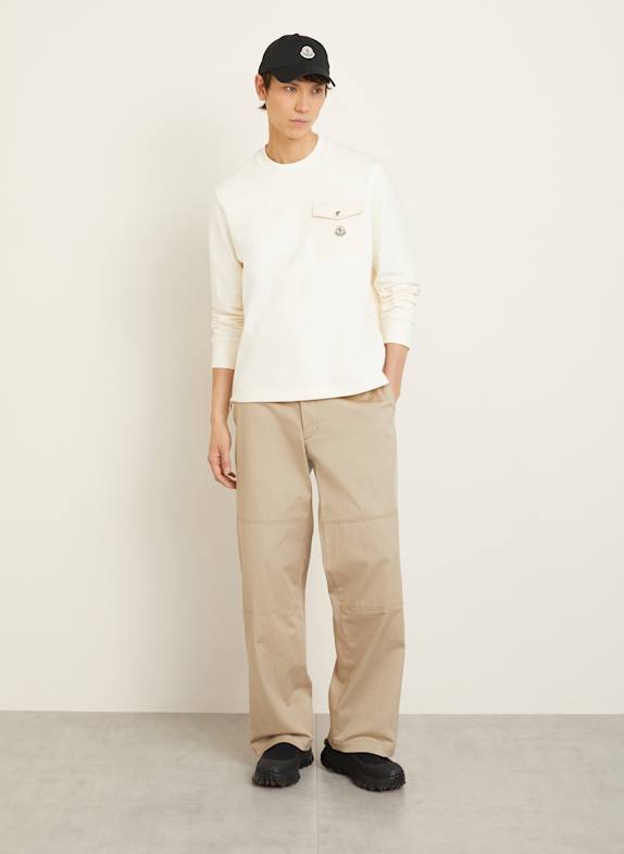 MONCLER Sweatshirt LICHTGEEL