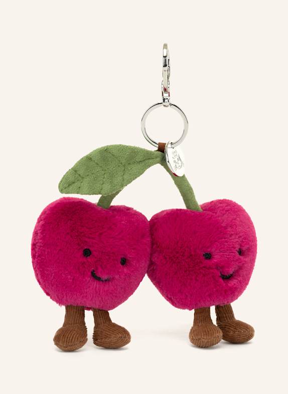 Jellycat Přívěsek na klíče a na tašku AMUSEABLES CHERRIES ČERVENÁ / ZELENÁ