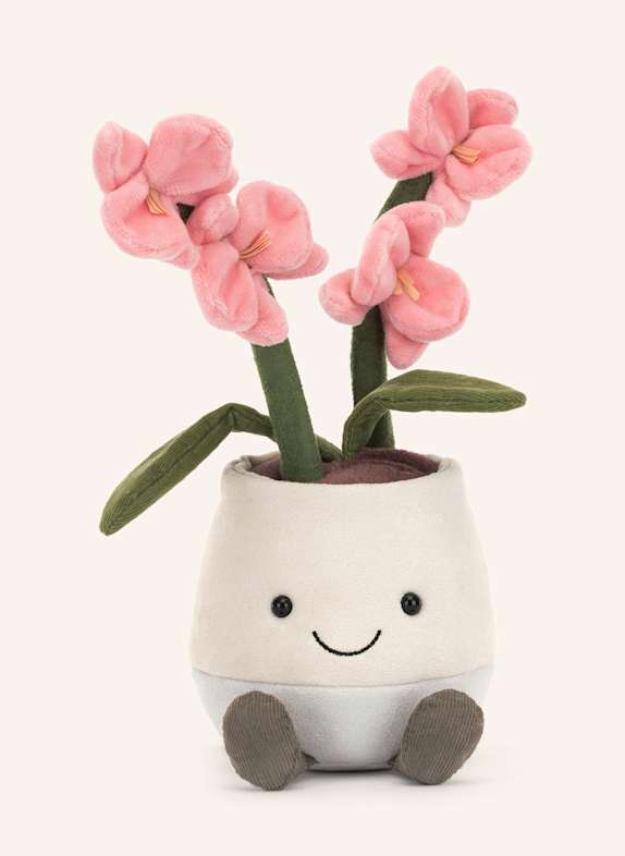 Jellycat Zabawka pluszowa AMUSEABLES PINK ORCHID RÓŻOWY/ ZIELONY/ KREMOWY
