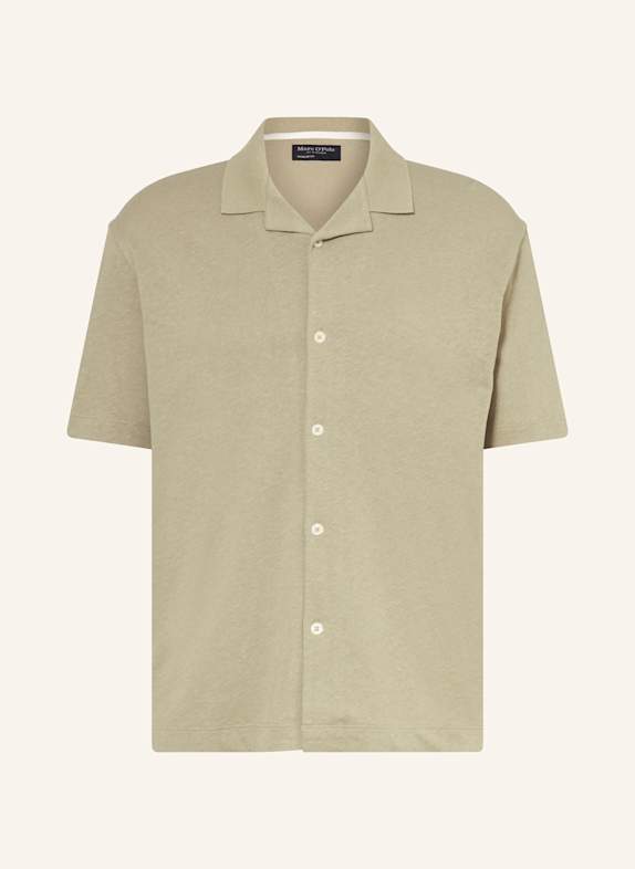 Marc O'Polo Koszula z dżerseju regular fit JASNOZIELONY