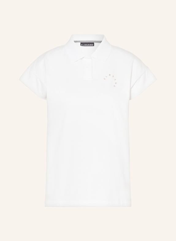 ELBSAND Piqué-Poloshirt ECRU