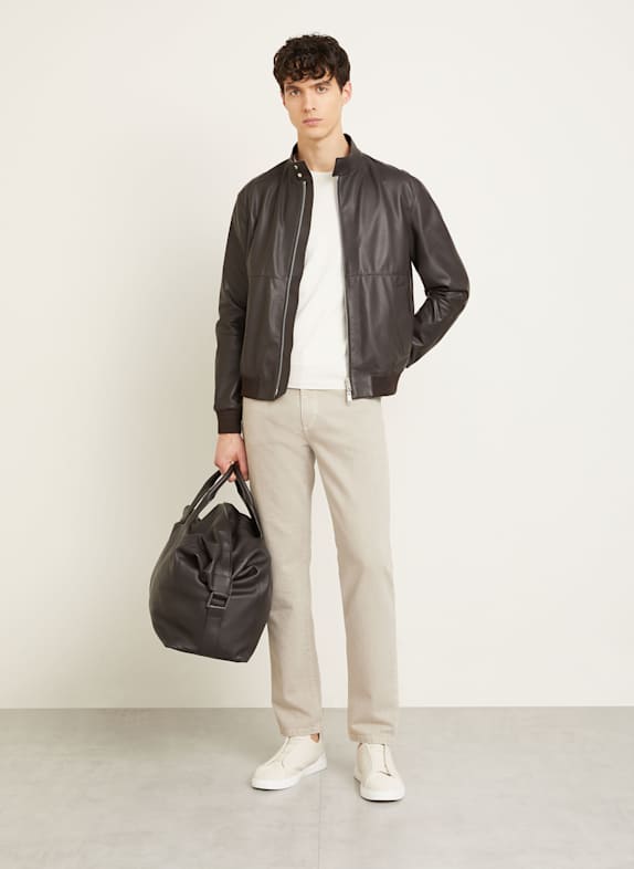 ZEGNA Slim fit jeans N02 SAND