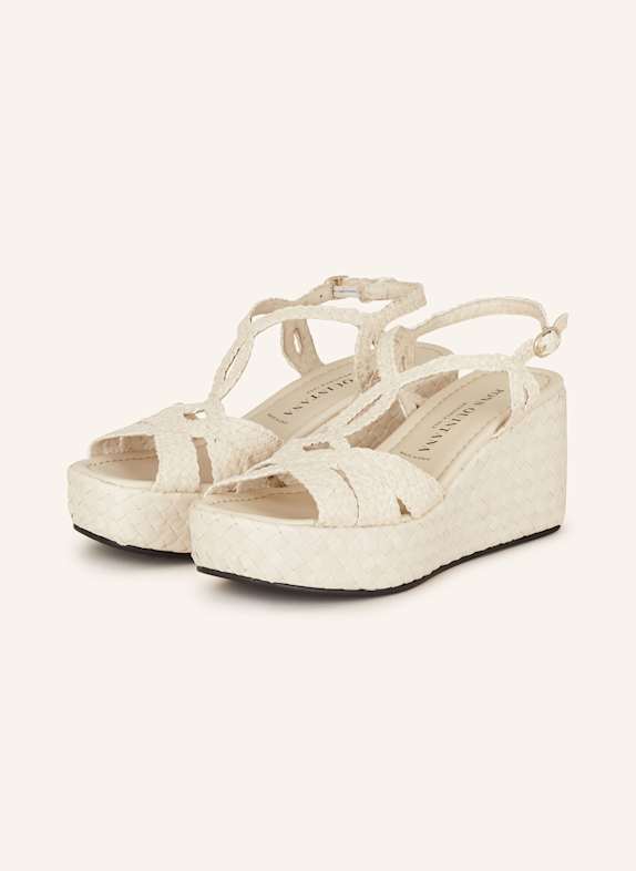 PONS QUINTANA Wedges ECRU
