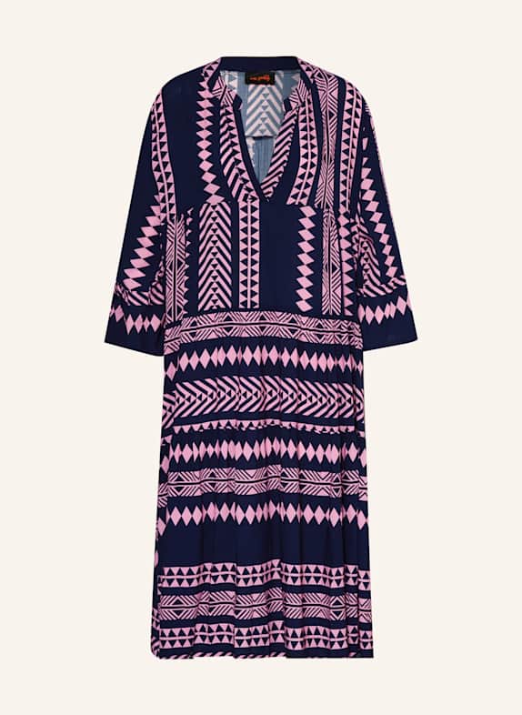 miss goodlife Kleid INDI DUNKELBLAU / ROSA