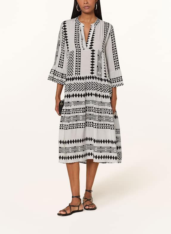 miss goodlife Kleid INDI SCHWARZ/ HELLGRAU