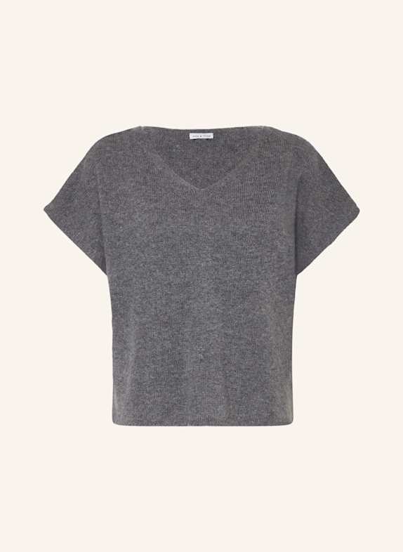 MRS & HUGS Strickshirt aus Cashmere GRAU