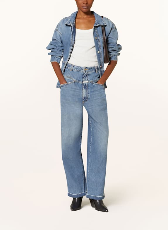 CLOSED Wide Leg Jeans DENI-X MBL MID BLUE