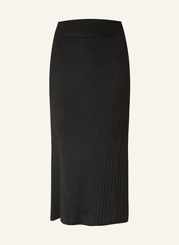 darling harbour Knit skirt BLACK