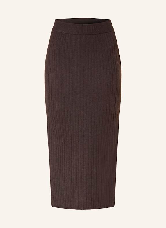 darling harbour Knit skirt CHOCOLATE