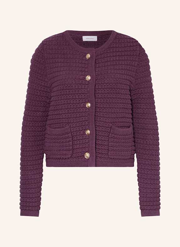 darling harbour Strickjacke PLUM