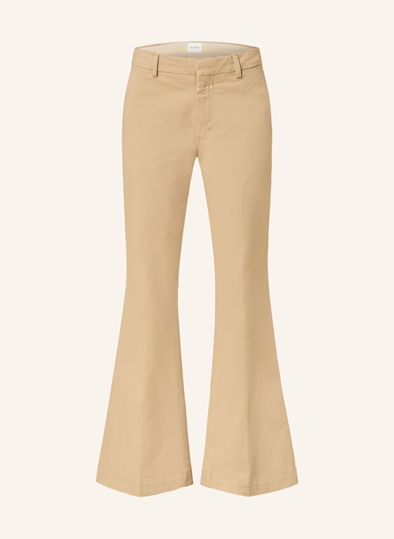 CLOSED Bootcut trousers FELISE BEIGE