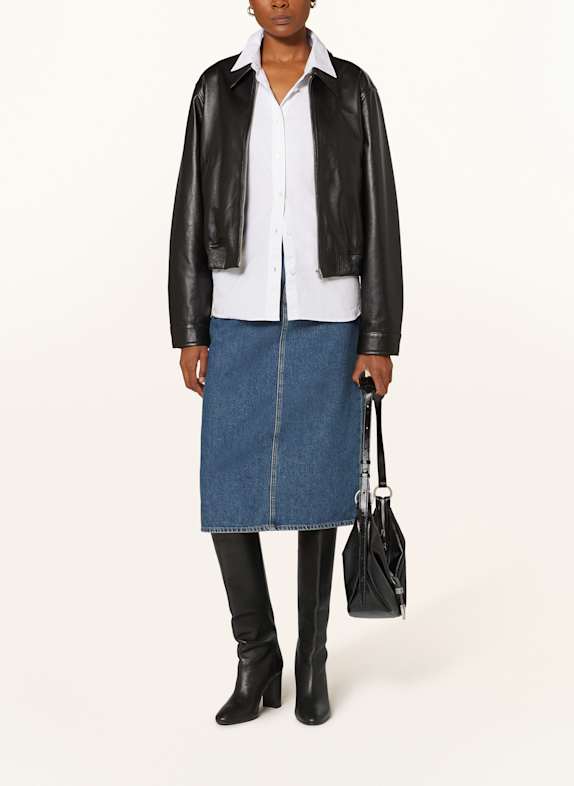 CLOSED Lederjacke SCHWARZ